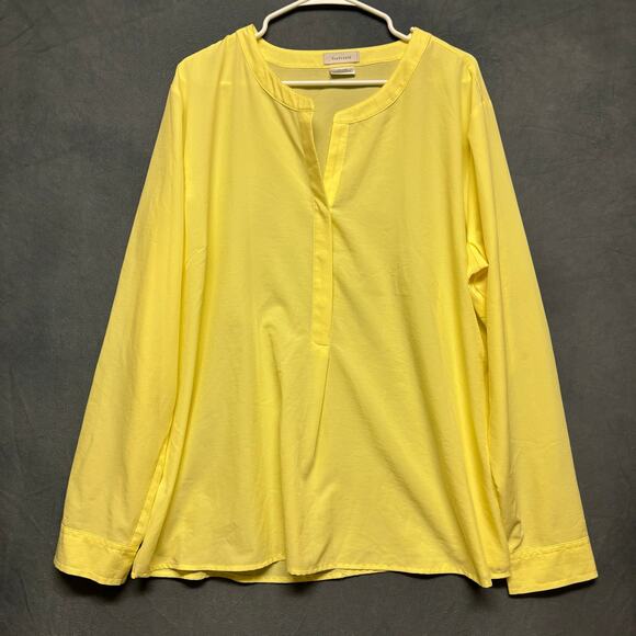 Van Heusen Lightweight Blouse Plus Size Womens XXL Light Aery Spring Feminine - Picture 1 of 7